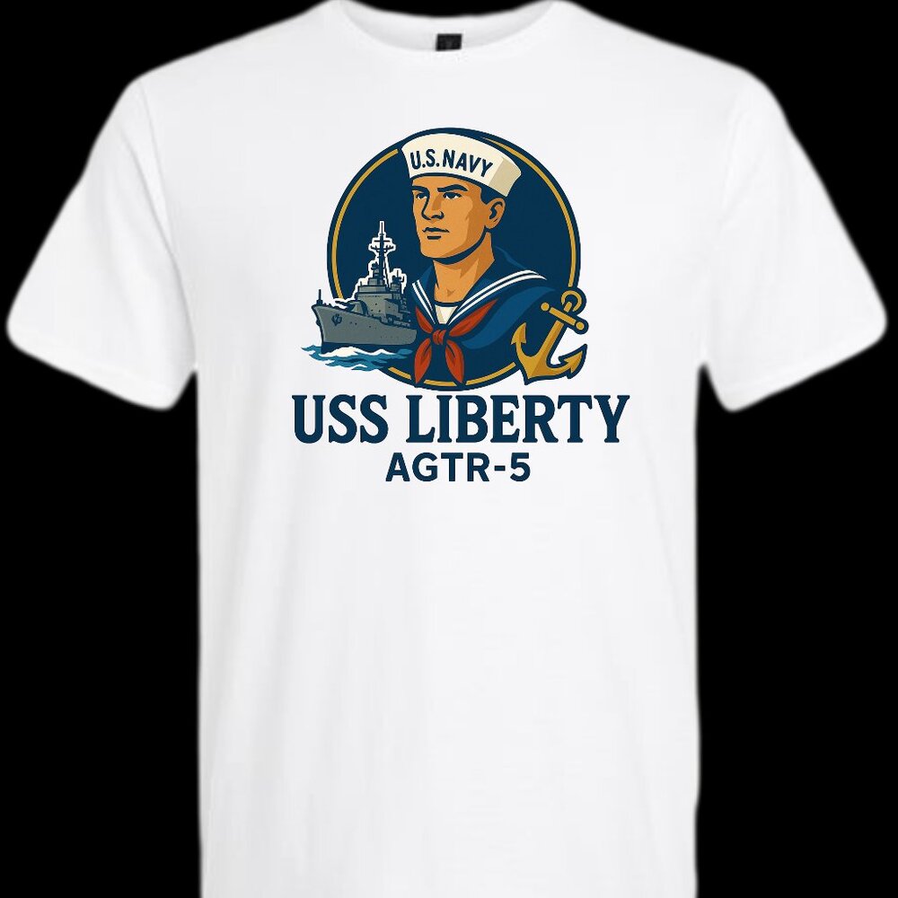 USS Liberty AGTR-5 Short Sleeve T-Shirt